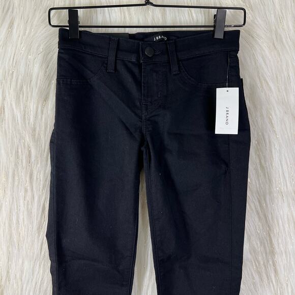 J Brand Super Skinny Skinny Pitch Low Rise Leggings Jeggings Jeans Black Stretch - Picture 2 of 11